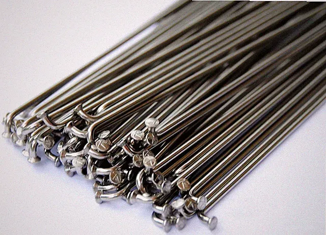 190mm stainless steel bicycle spokes - 14 gauge (2.0mm) 75 ct