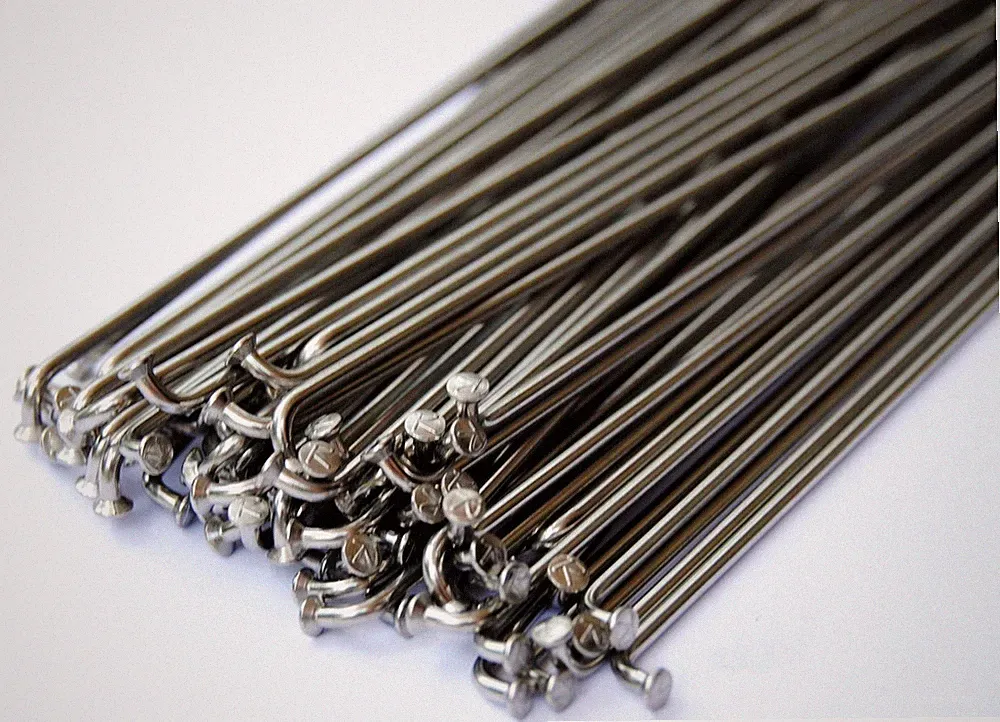 192mm stainless steel bicycle spokes - 14 gauge (2.0mm) 75 ct