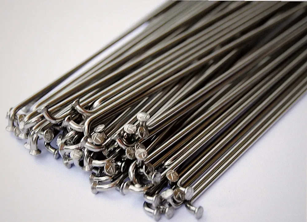194mm stainless steel bicycle spokes - 14 gauge (2.0mm) 75 ct