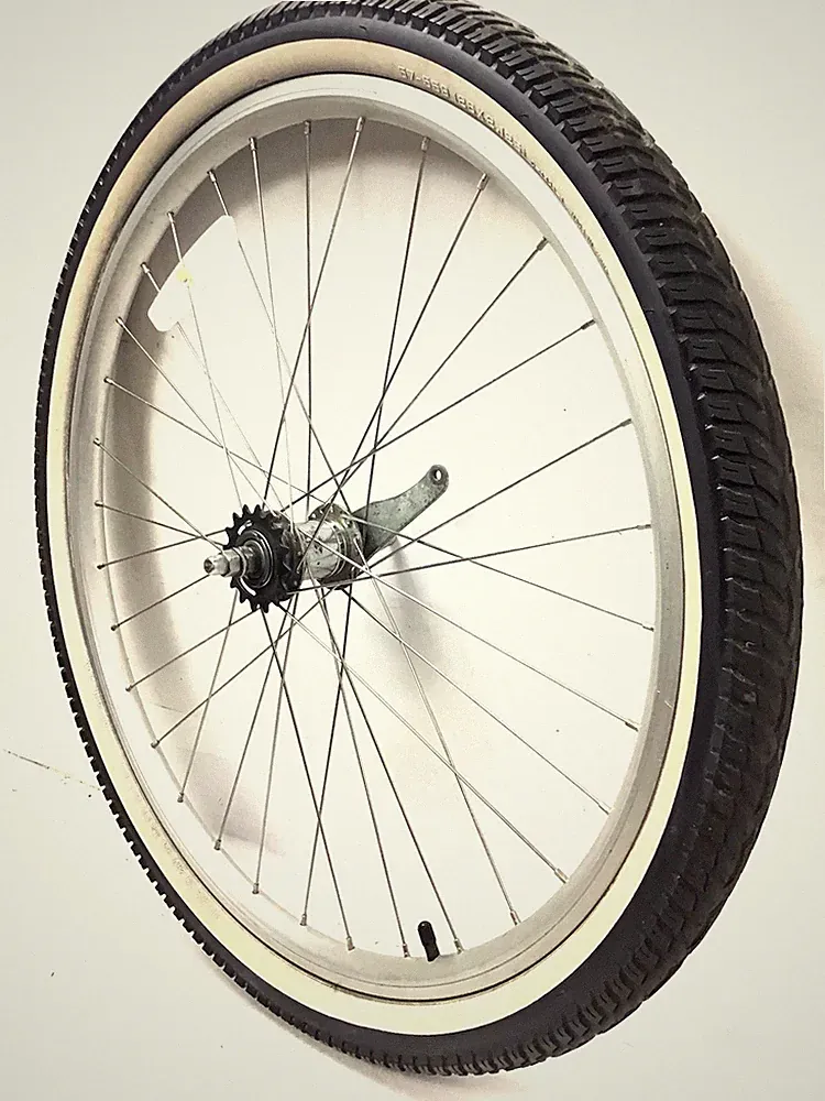 26" Rear Alloy Wheel Coaster Brake SS Spokes 2.125" Tire Beach Cruiser Bike #X68