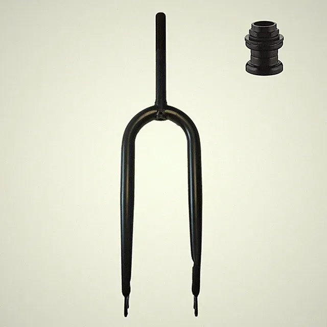 26X4” Fat Tire 1” Threaded Bike Rigid Fork 26*4.0 + Headset/ 1" Bicycle Fork