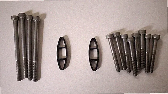 3T Mistral/Zefiro/Aura TT bar riser kit, 10mm, black aluminum. NOS