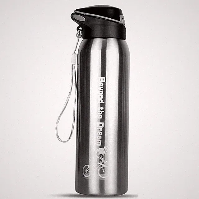 500ML Outdoor Sport Bicycle Water Bottle Vacuum Stainless Steel Cycling Water Cu