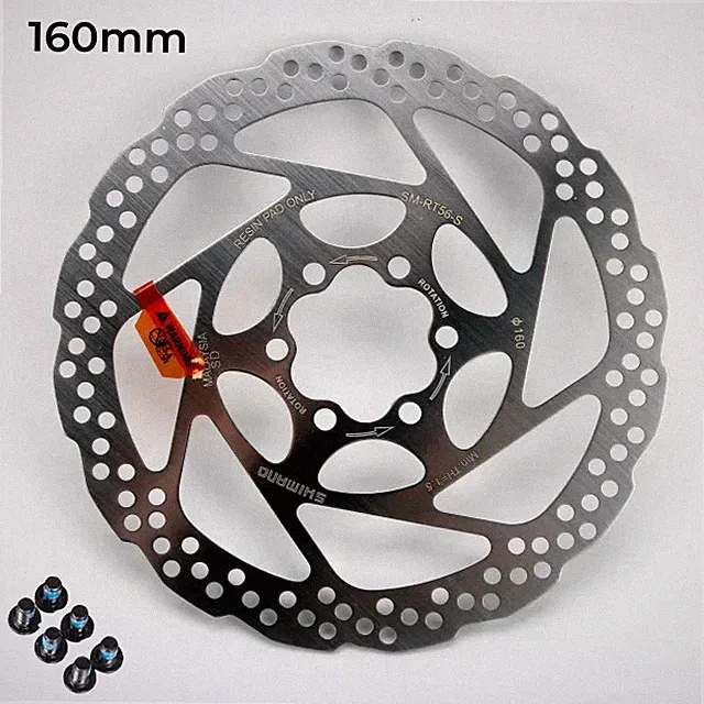 6 Bolts Disc Brake Road Bike Folding Bicycle Rotor 160mm 180mm Stainless Steel