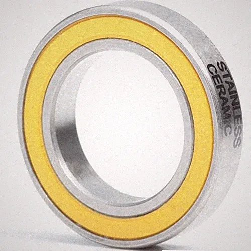6802-2RS Stainless Steel Ceramic Hybrid Radial Bearing, 15x24x5mm Bicycle Hub