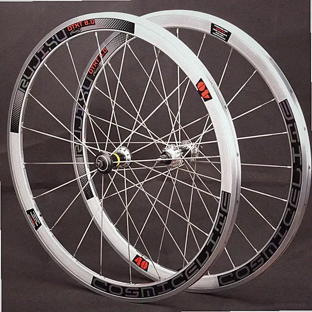 700C Straight Pull Flat Spoke Fixed Gear/Racing 40MM Rim Road Bike Wheel Set