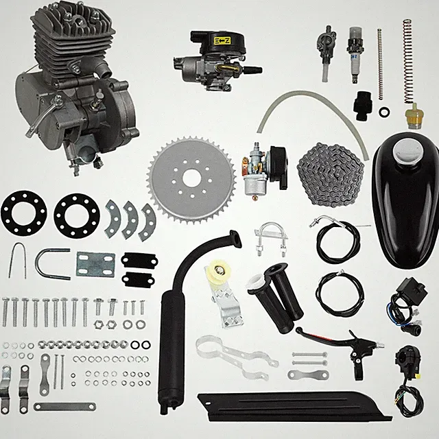 80cc Motorized Bicycle Bike 2 Stroke GasMotor Engine Kit Motor Mountain Bike