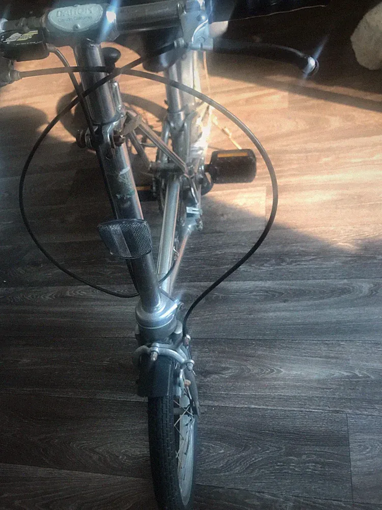 80s Dahon stainless steel Folding Bicycle Camping Bike Classic w Bag
