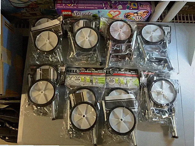 Bell Spotter 500 Flip-Up/Down Training Wheels Set For Bicycle Brand New