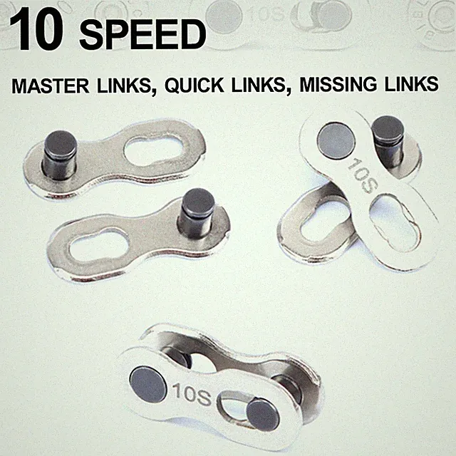 Bicycle Chain Master Links - for 10 Speed Chains - Quick Links, Missing Links