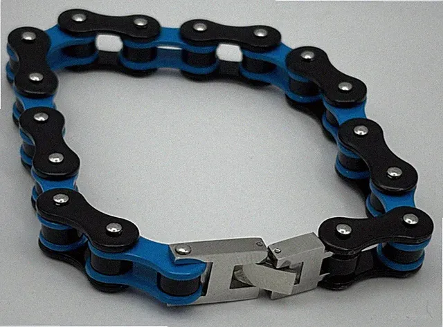 Bike Motorcycle Chain Bracelet Stainless Steel Motorcycle BMX MX Men Jewelry