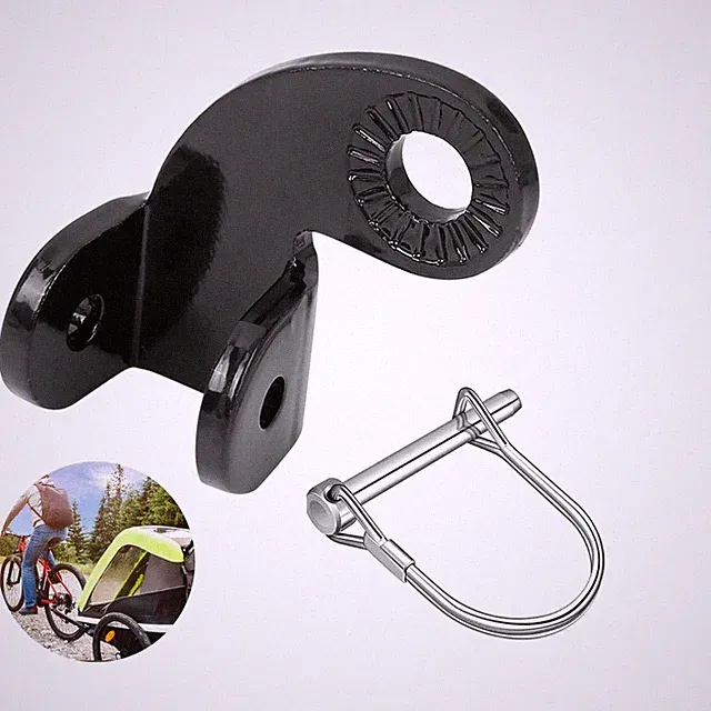 Burley Bee Bike Trailer Hitch - Stainless Steel Design for Secure Disc Brake Use
