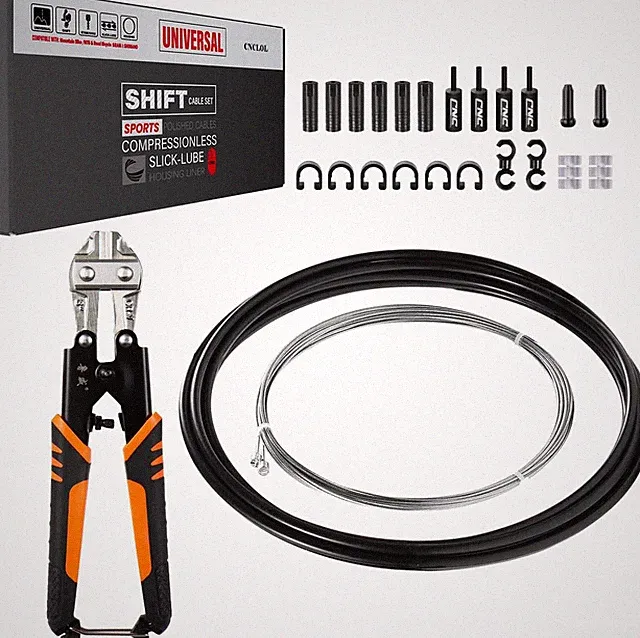Cnc Mountain Road Bike Shifter Cable Kit Stainless Steel Derailleur Cable Set