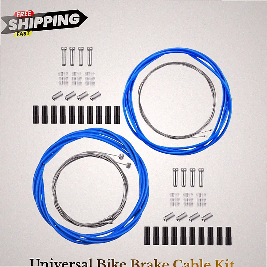 Durable Stainless Steel Bicycle Brake and Shifter Cable Kit - Maintenance Supply