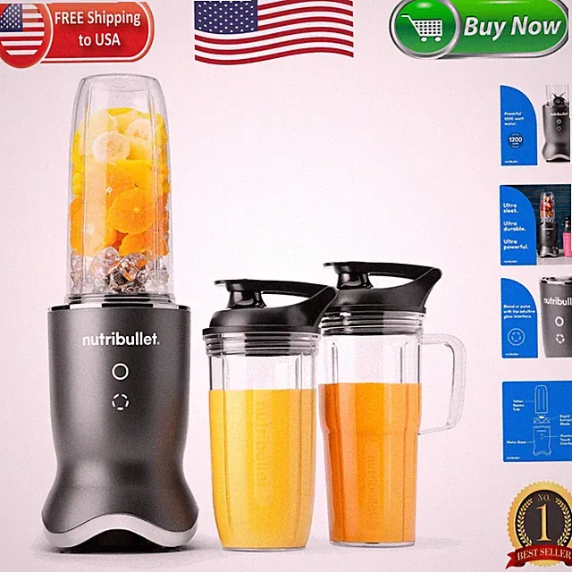 Eco-Friendly Ultra Personal Blender, 32 oz - Titan Coated Blade, Dishwasher Safe