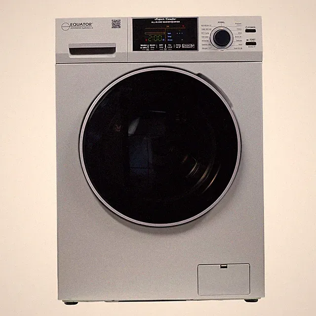 Equator 4600 All-in-One Washer Dryer VENTLESS/VENTED PET cycle 1.62cf/15lbs 110V
