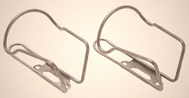 FP Stainless Steel Bottle Cages 1 PAIR Road Bike Gravel Mountain