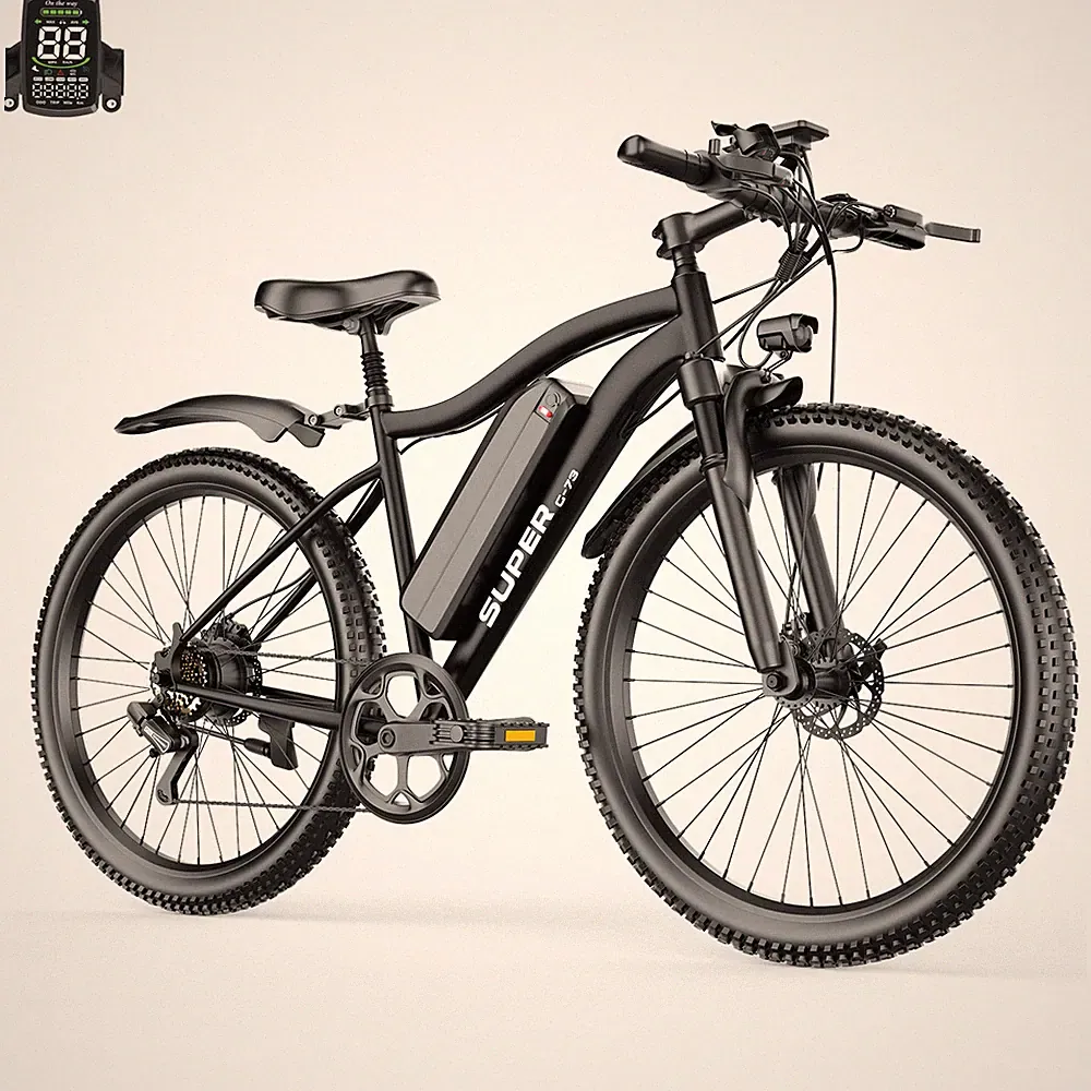 Stainless Steel Electric Mountain Bike