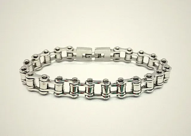 Heavy Metal Women's Mini Stainless Steel Motorcycle Bike Chain Bracelet