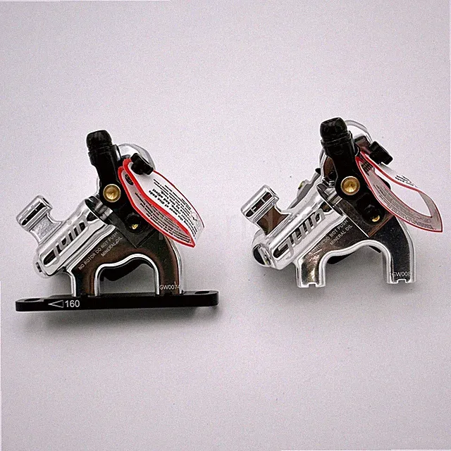 Juin Tech F1 Flat Mount Cyclocross CX Hydraulic Disc Brake Set w/Rotor Silver