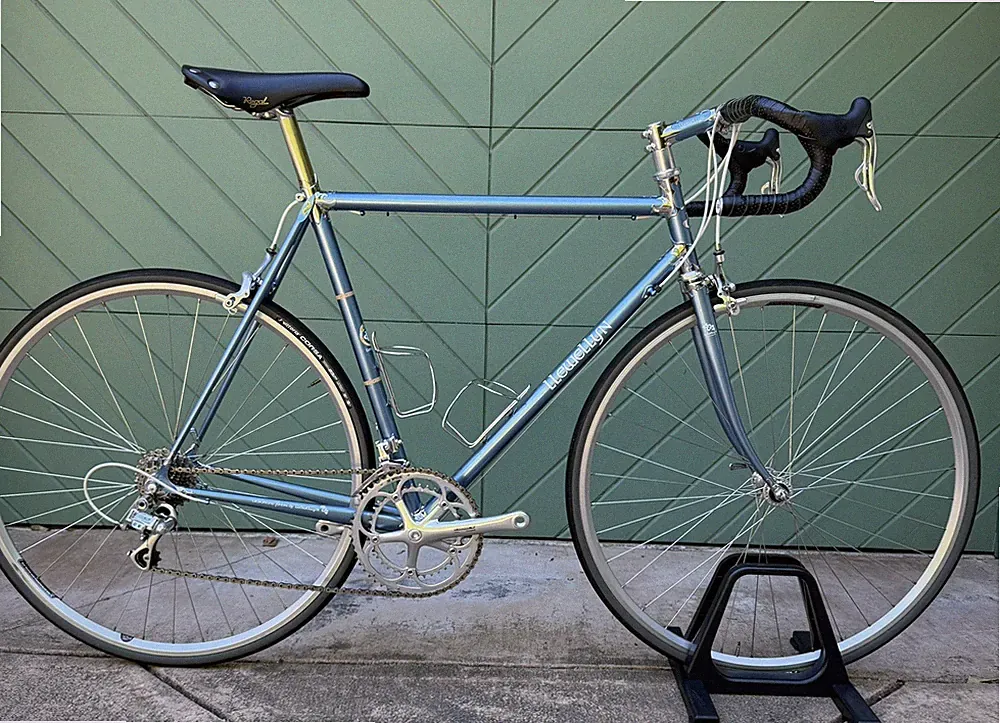 LLEWELLYN Custom Steel Bicycle 57.5 cm All Polished Stainless Details-NOT Chrome