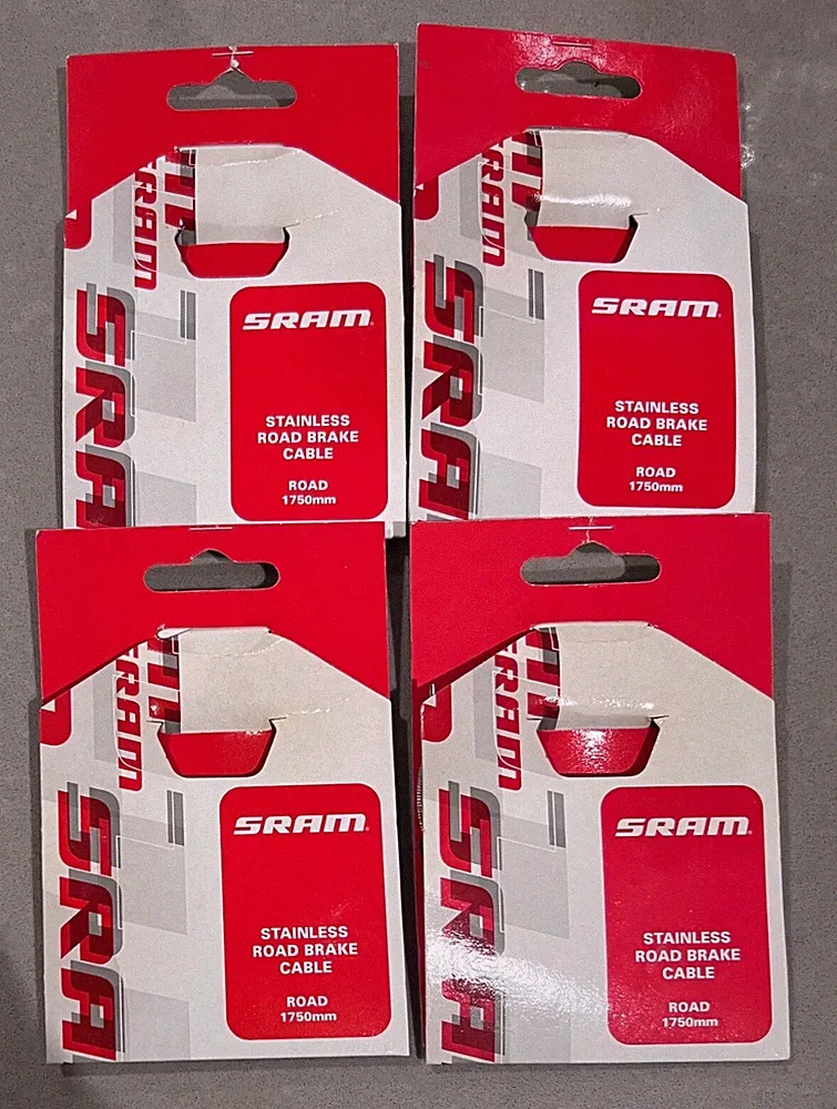 Lot of 4 New SRAM STAINLESS STEEL ROAD BICYCLE BIKE BRAKE CABLE 00.7115.002.010