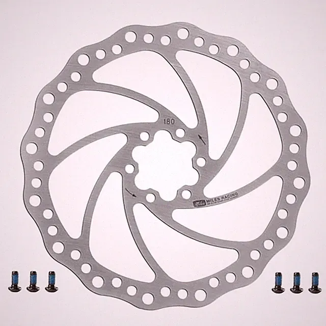 Miles Racing - Shimano & Sram Solid Stainless Rotor - 160 mm (MI-ROTO-SS2-160)
