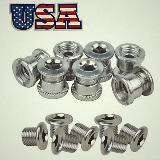 MTB Road Bike Chainring Screws Bolts Single Double Triple Speeds Stainless Steel