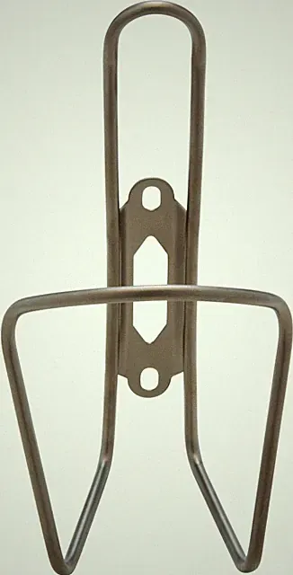 Planet Bike Stainless Steel Bicycle Water Bottle Cage Sand Blasted Finish