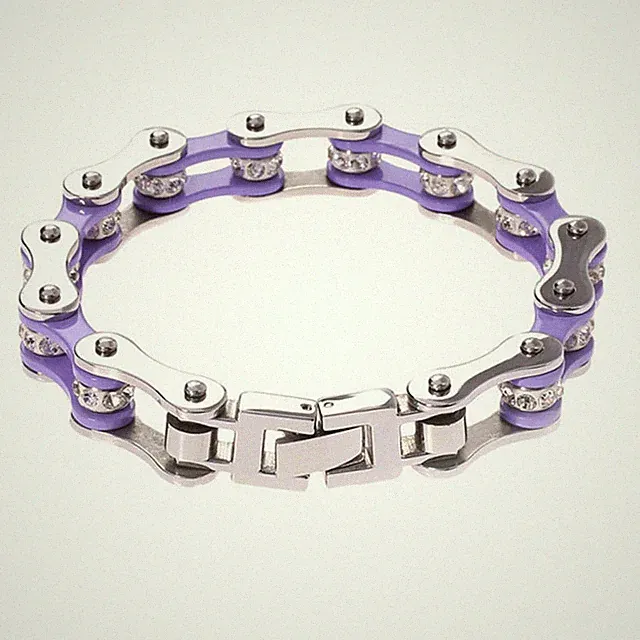 Punk Biker Bicycle Motorcycle Chain Bracelets For Women -Stainless Steel Jewelry