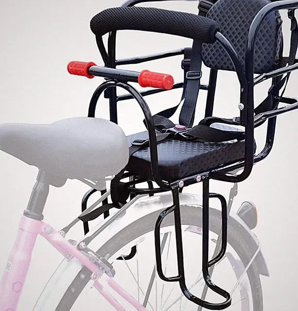 Rear Child Bike Seat for Adults - Safe & Comfortable for Kids Up to 110lbs