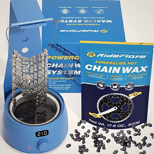 Rideflare Chain Waxing System - Mess-Free, Efficient & Low Friction Solution