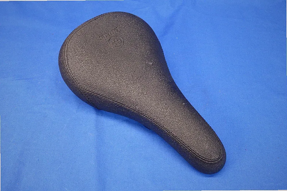 SaltPlus BMX Bike Saddle, Bicycle Seat, Stainless Steel Rails