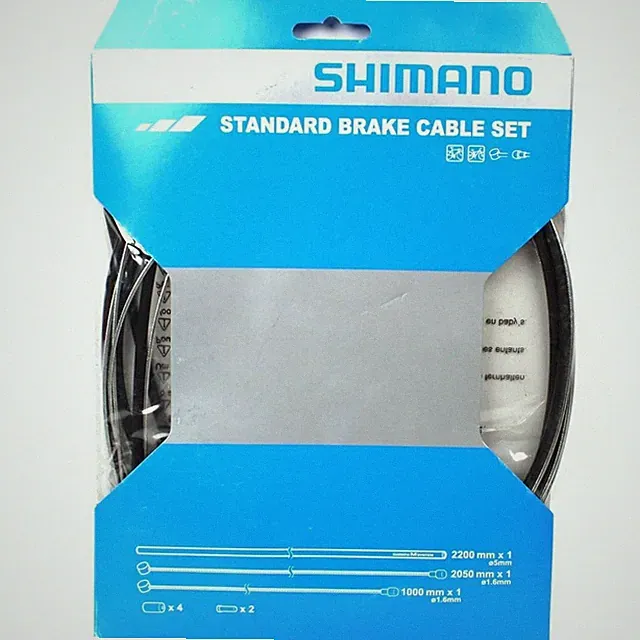 Shimano Standard Brake Cable Set Kit w/ Black Housing Bicycle OPEN PACKAGE