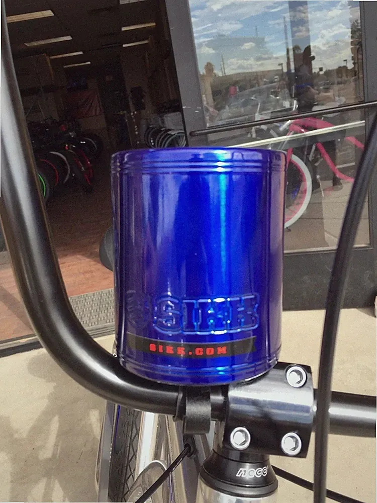 SIKK Cruiser Bicycle Stainless Steel Insulated Cup Holder - BLUE Beach Cruiser