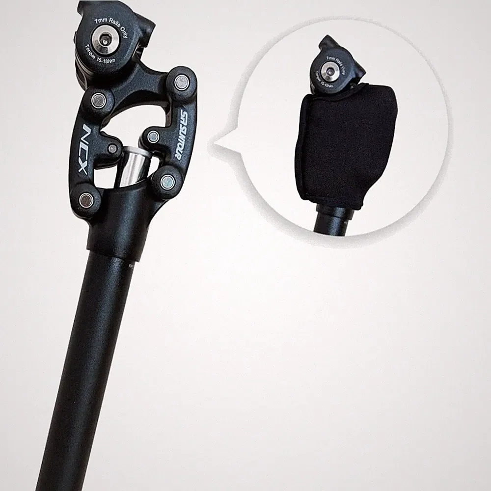 Silver Stainless Steel City Bike Seatpost - 27.2mm