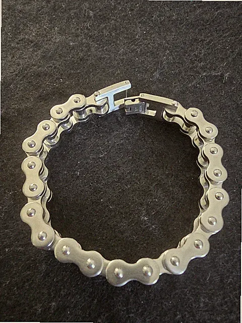 Stainless Steel Bicycle Chain Bracelet