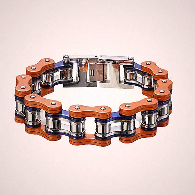 Stainless Steel Bracelets, Biker Bicycle Motorcycle Chain Jewelry For Men/Women
