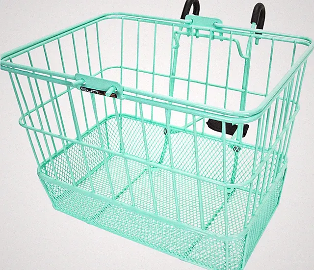 Sunlite Bicycle Front Basket Mesh Lift Off Carrier CELESTE Cruiser Commuter Bike