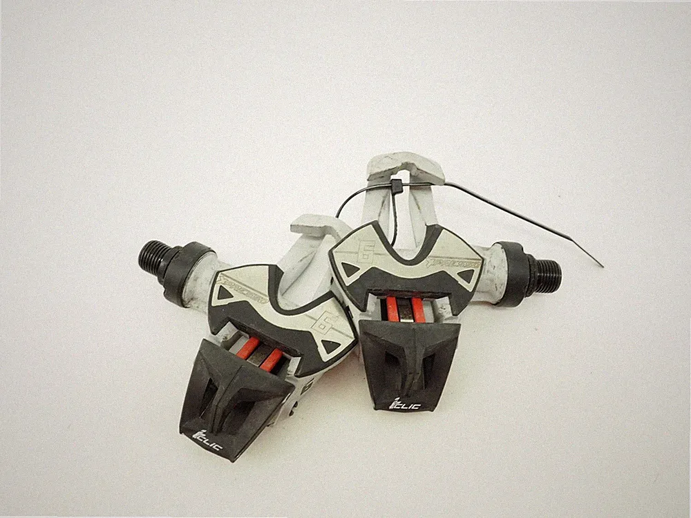 Time Xpresso 6 Grey/Black Road Bicycle Clipless Pedals iClic Stainless Steel