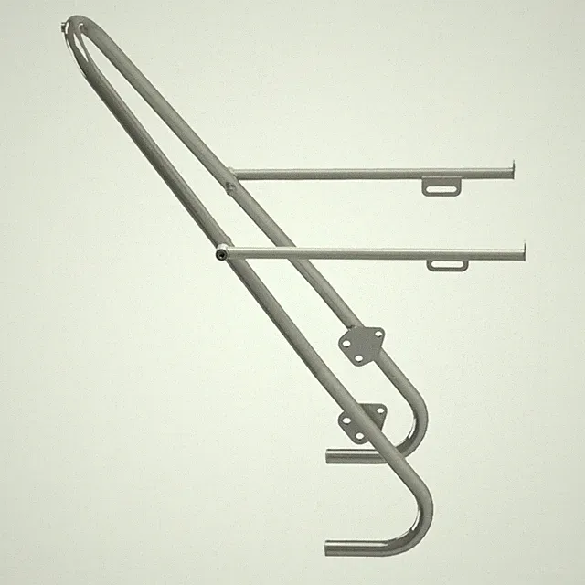 Tubus Tara Lowrider Front Rack - Stainless Steel, Compatible with 26"/700c Bikes