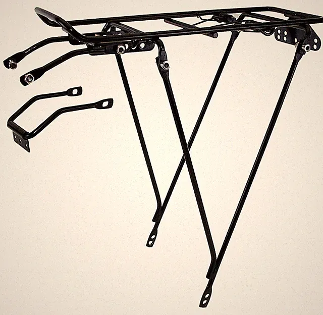 Ventura Economical BoltOn Bicycle Carrier Rack, Adjustable Fit for 26"/28"/70...