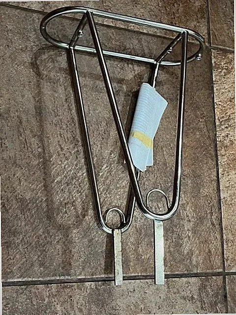 Vintage 1970s NOS Stainless Steel VELO CONSTRUCTEUR REAR BIKE RACK Road Touring