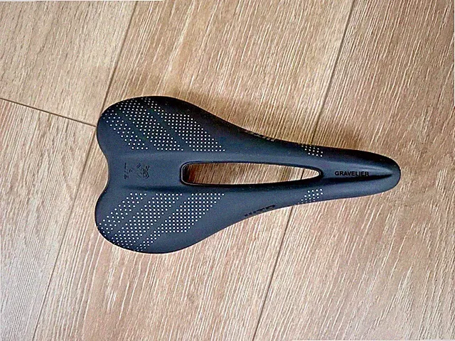 WTB Gravelier 140mm Width Bike Saddle, Bicycle Seat, SS Stainless Steel Rails